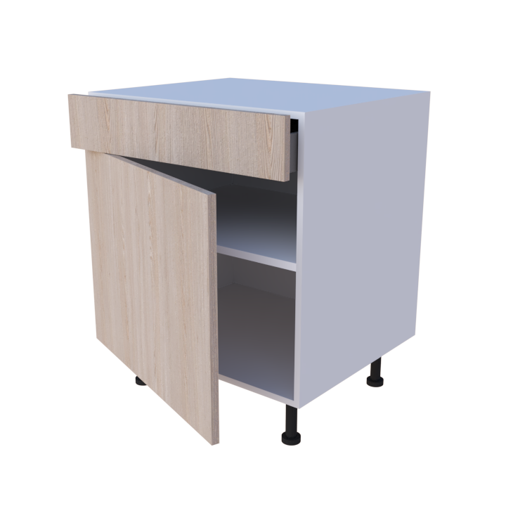 Meuble bas cuisine 1 porte 1 tiroir largeur 70cm hauteur 85cm, rangement sur mesure