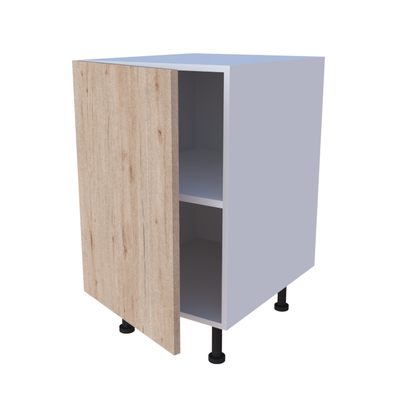 Meuble bas de rangement 1 porte - larg. 50 cm - Haut. 85cm (pieds inclus)