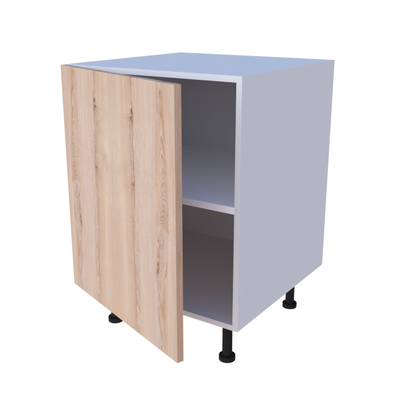 Meuble bas de rangement 1 porte - larg. 60 cm - Haut. 85cm (pieds inclus)