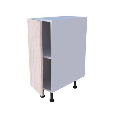 Meuble bas de rangement 1 porte - larg. 30 cm - Haut. 85cm (pieds inclus)