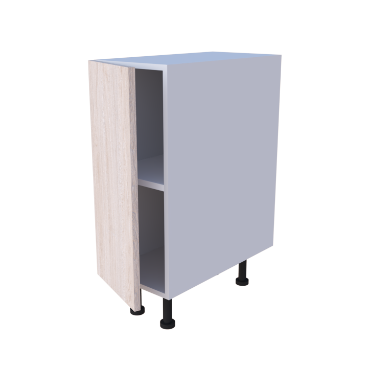 Meuble bas de rangement 1 porte - larg. 30 cm - Haut. 85cm (pieds inclus)