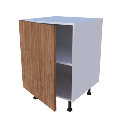 Meuble bas de rangement 1 porte - larg. 60 cm - Haut. 85cm (pieds inclus)