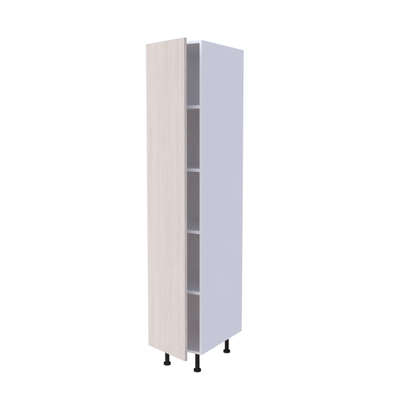 Colonne de cuisine 1 porte avec étagères intérieures, larg. 40cm haut. 215cm, rangement sur mesure