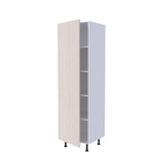 Colonne de cuisine 1 porte 60x215cm avec étagères intérieures, rangement sur mesure