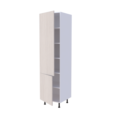Colonne de cuisine 2 portes 60x235cm avec étagères intérieures, rangement sur mesure