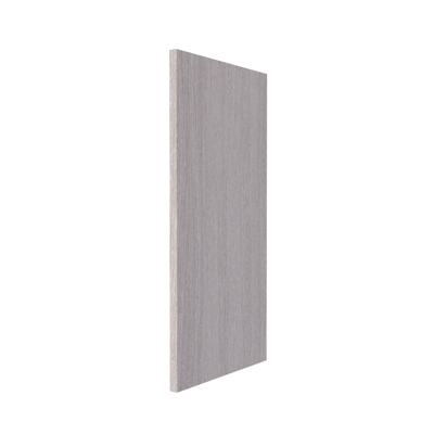 Joue arrière îlot chêne blond clair 349x698mm, finition sur mesure pour cuisine
