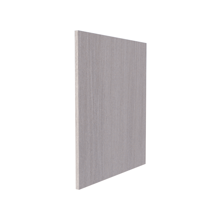 Joue meuble bas 60x70cm chêne blond clair, finition sur mesure pour cuisine française