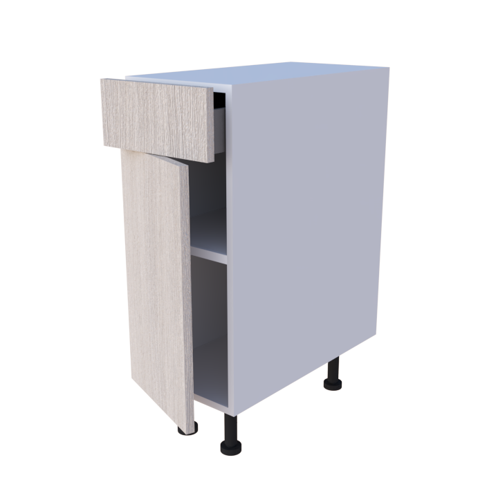 Meuble bas cuisine 1 porte 1 tiroir largeur 30cm hauteur 85cm, rangement sur mesure