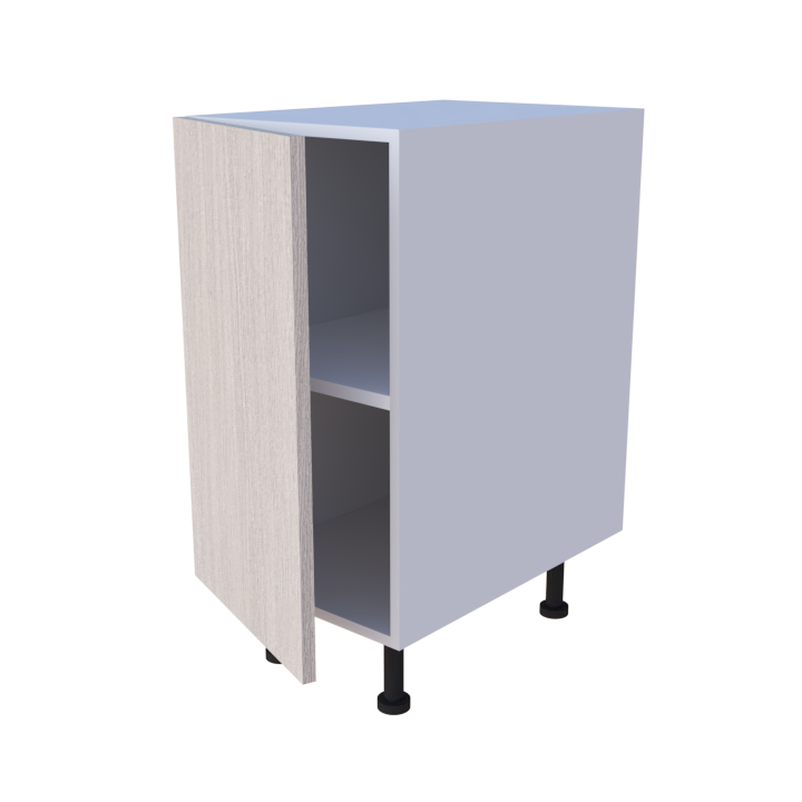 Meuble bas de cuisine 1 porte 40x85cm, rangement polyvalent fabrication française