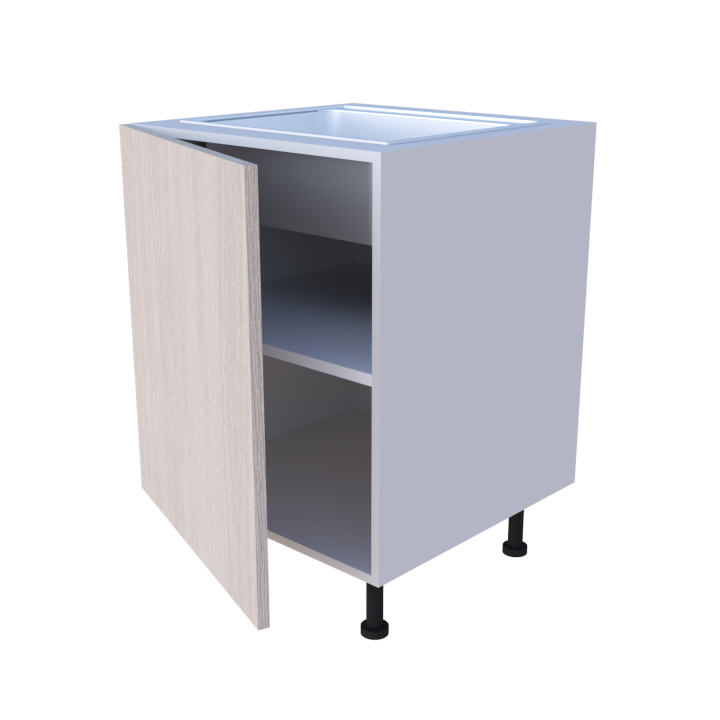 Meuble bas de cuisine 1 porte 60x85cm, rangement sur mesure fabrication française