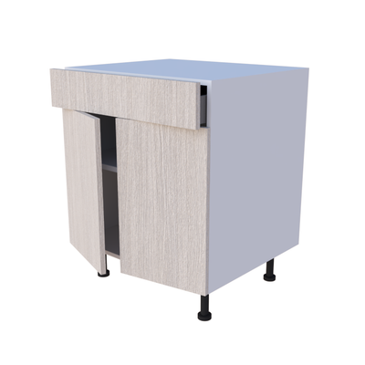 Meuble bas cuisine 2 portes 1 tiroir 70x85cm, rangement sur mesure fabrication française