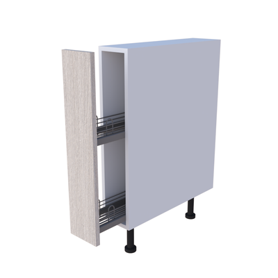 Meuble bas épicier 15x85cm avec porte extractible et panier, cuisine sur mesure