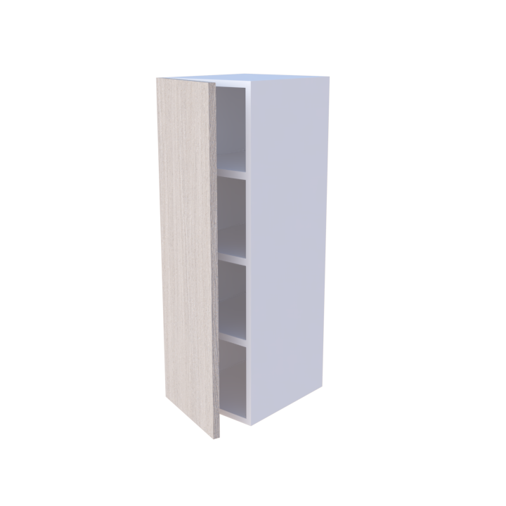 Meuble haut cuisine 1 porte 30x90cm, rangement vaisselle sur mesure fabrication française