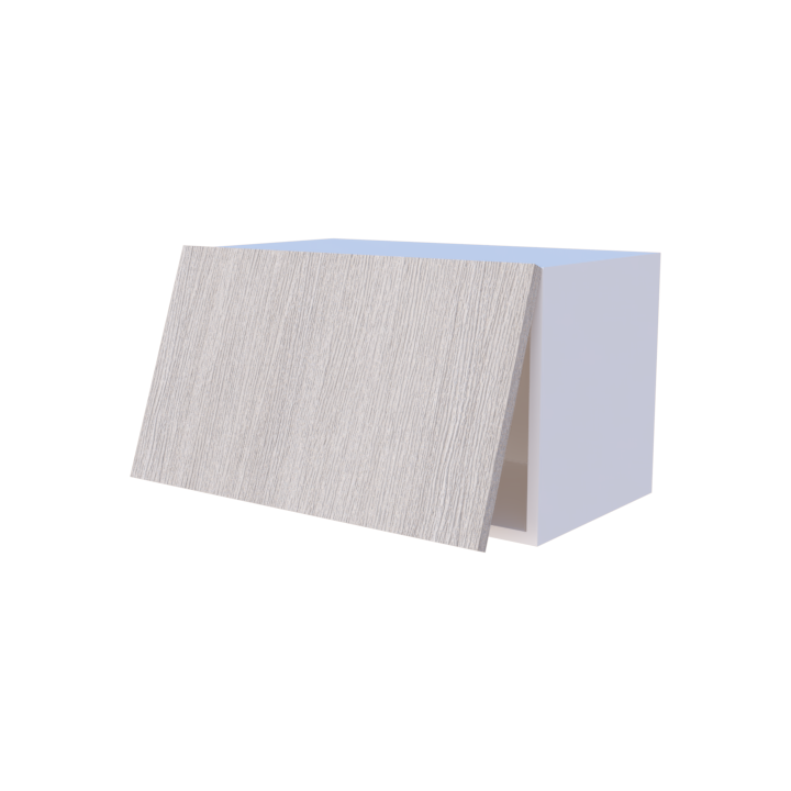 Meuble haut de cuisine abattant 1 porte 60x35cm, rangement pratique sur mesure