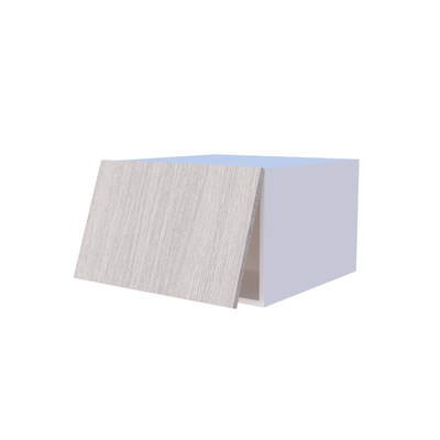 Meuble haut abattant 1 porte 60x38cm grande profondeur, rangement cuisine sur mesure