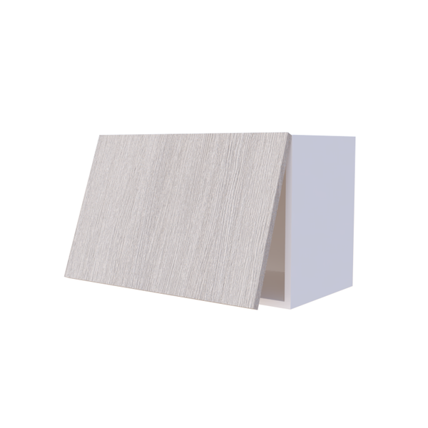 Meuble haut cuisine abattant 1 porte 60x40cm, rangement accessible sur mesure