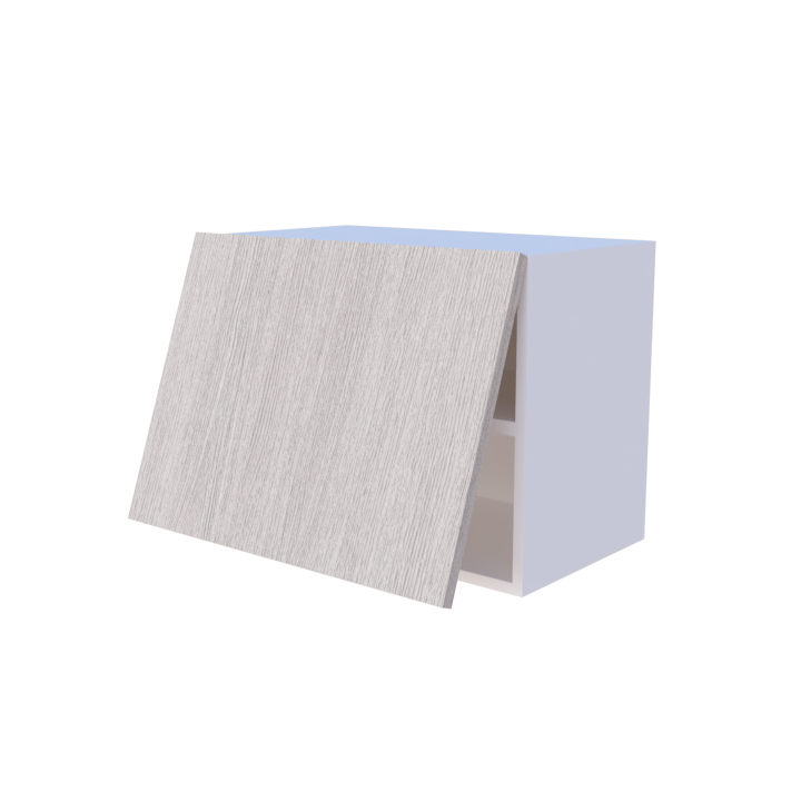 Meuble haut cuisine abattant 1 porte 60x45cm, rangement pratique fabrication française