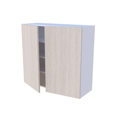 Meuble haut de cuisine 2 portes 100x90cm, fabrication française sur mesure