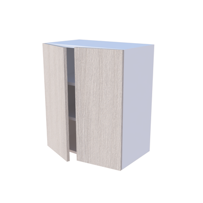 Meuble haut cuisine 2 portes 60x70cm, rangement élégant fabrication française sur mesure