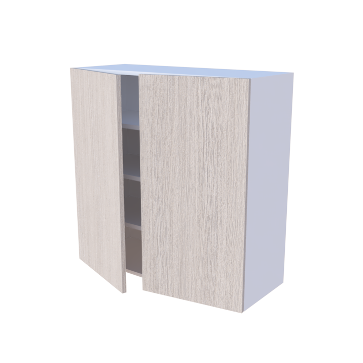 Meuble haut cuisine 2 portes 90x90cm, rangement vaisselle sur mesure fabrication française