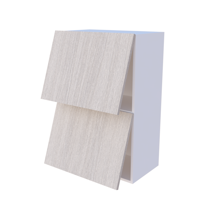 Meuble haut cuisine abattant 2 portes 60x90cm, rangement sur mesure fabrication française