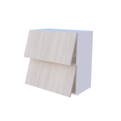 Meuble haut cuisine abattant 2 portes 70x70cm, rangement sur mesure fabrication française