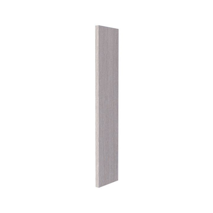 Fileur meuble bas d'angle 150x698mm chêne blond clair, finition cuisine sur mesure