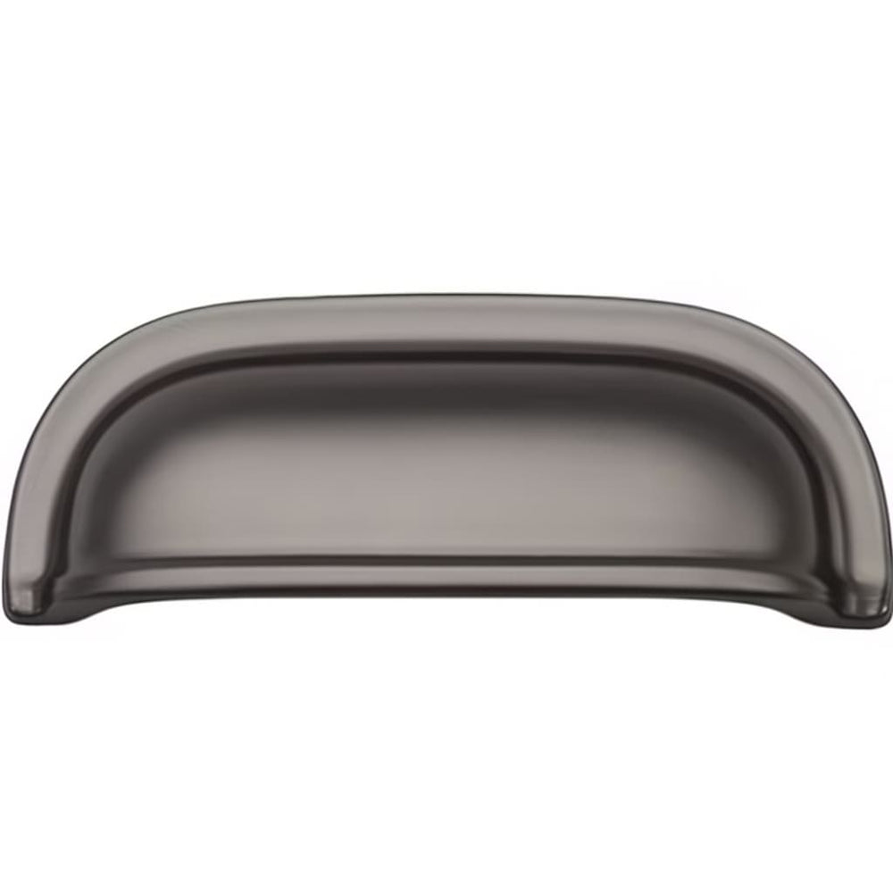 Poignée de meuble cuisine 88mm métal gris mat, finition moderne sur mesure