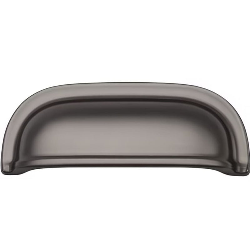 Poignée de meuble cuisine 88mm métal gris mat, finition moderne sur mesure