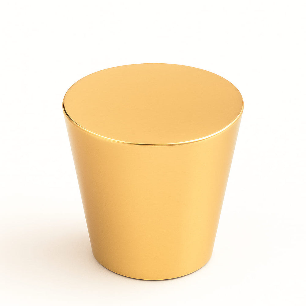 Poignée bouton 20mm métal doré mat pour meuble de cuisine sur mesure