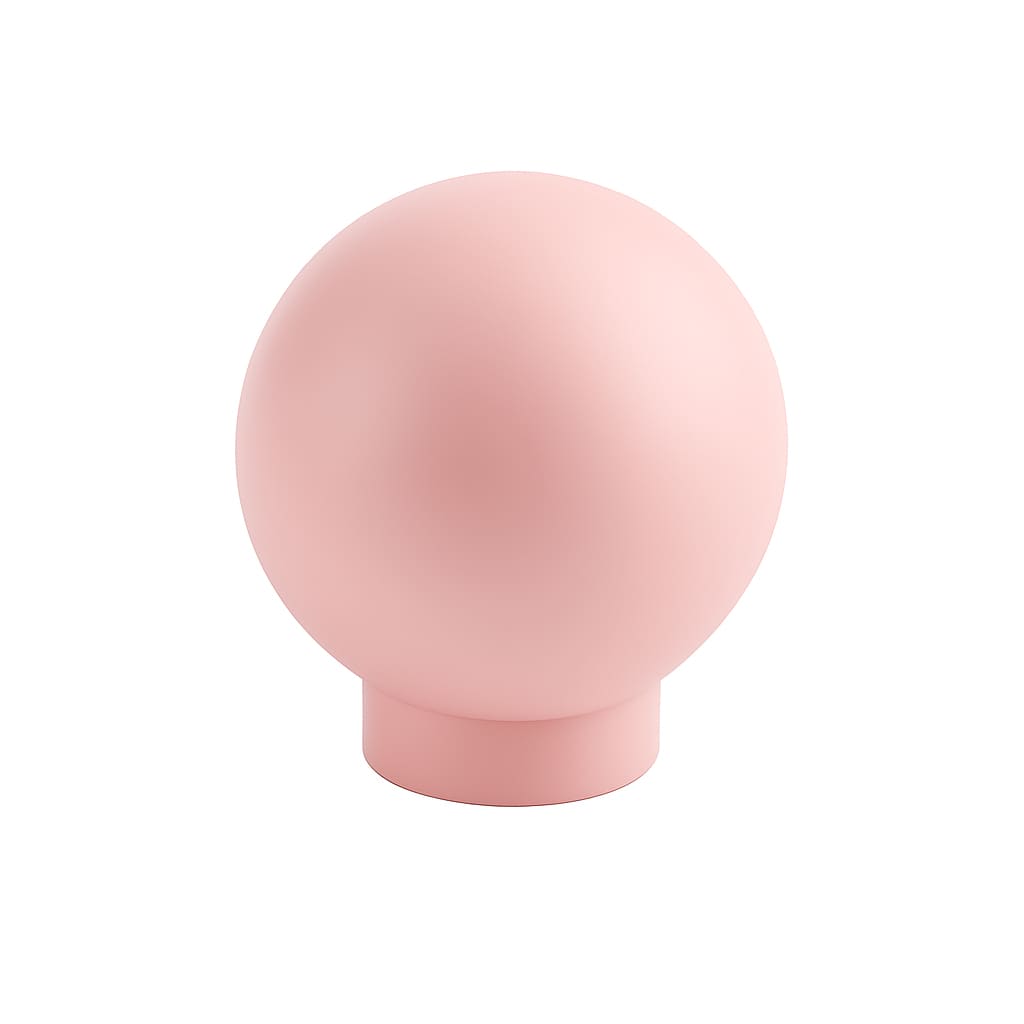 Poignée bouton 25mm métal rose mat, petite quincaillerie de meuble cuisine