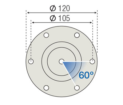 Pied de table carré tubulaire : Acier gris mat, 60 × 60 × 710 mm — vendu à l'unité, vis incluses