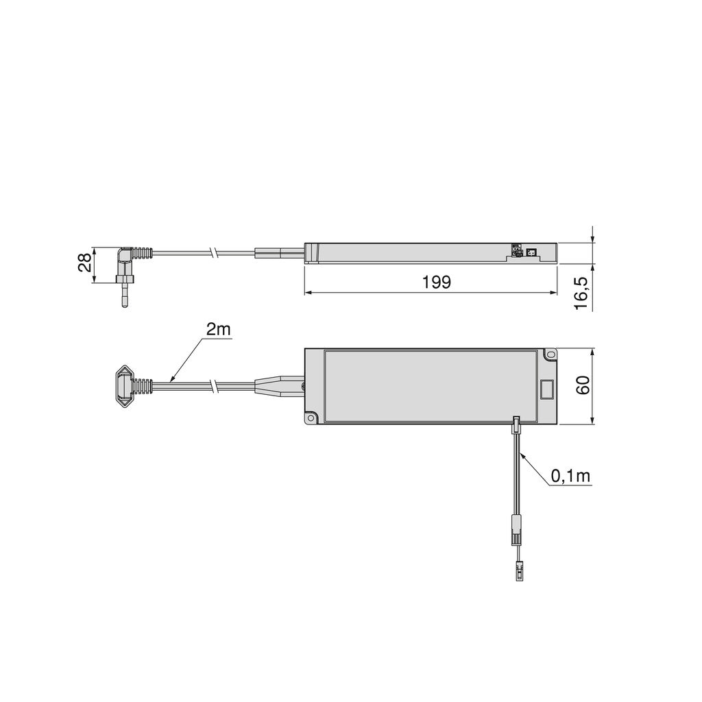 Alimentation Compacte pour Éclairage LED Smart 24V DC 60W