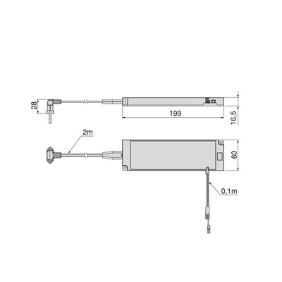 Alimentation Compacte pour Éclairage LED Smart 24V DC 60W