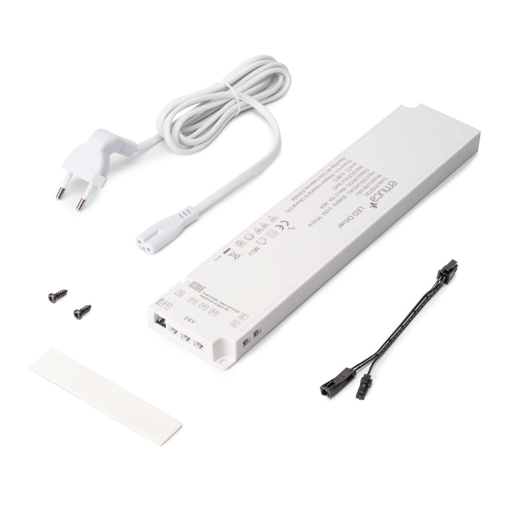 Alimentation compacte LED Smart 24V DC 90W pour éclairage basse tension cuisine sur mesure