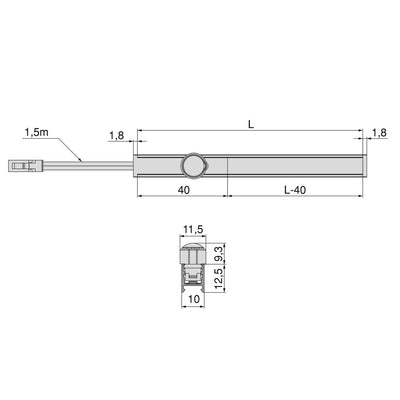 Détecteur pour Luminaire LED 24V DC - Allumage par Détection de Mouvement