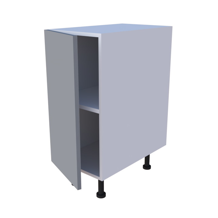 Meuble bas de rangement 1 porte - larg. 35 cm - Haut. 85cm (pieds inclus)