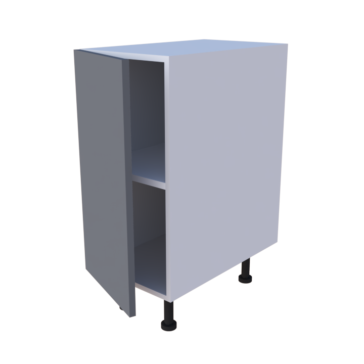 Meuble bas de rangement 1 porte - larg. 35 cm - Haut. 85cm (pieds inclus)