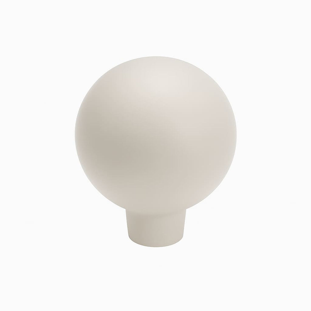 Poignée bouton ronde 24mm métal gris clair, accessoire de meuble cuisine sur mesure