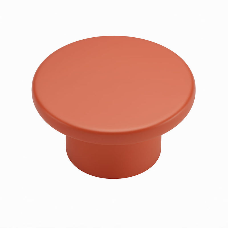 Poignée bouton 50mm métal terracotta pour meuble de cuisine sur mesure