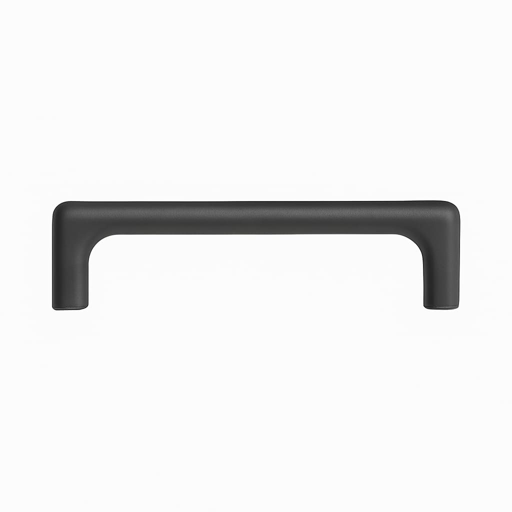Poignée de meuble cuisine 170mm en métal anthracite, finition mat contemporaine