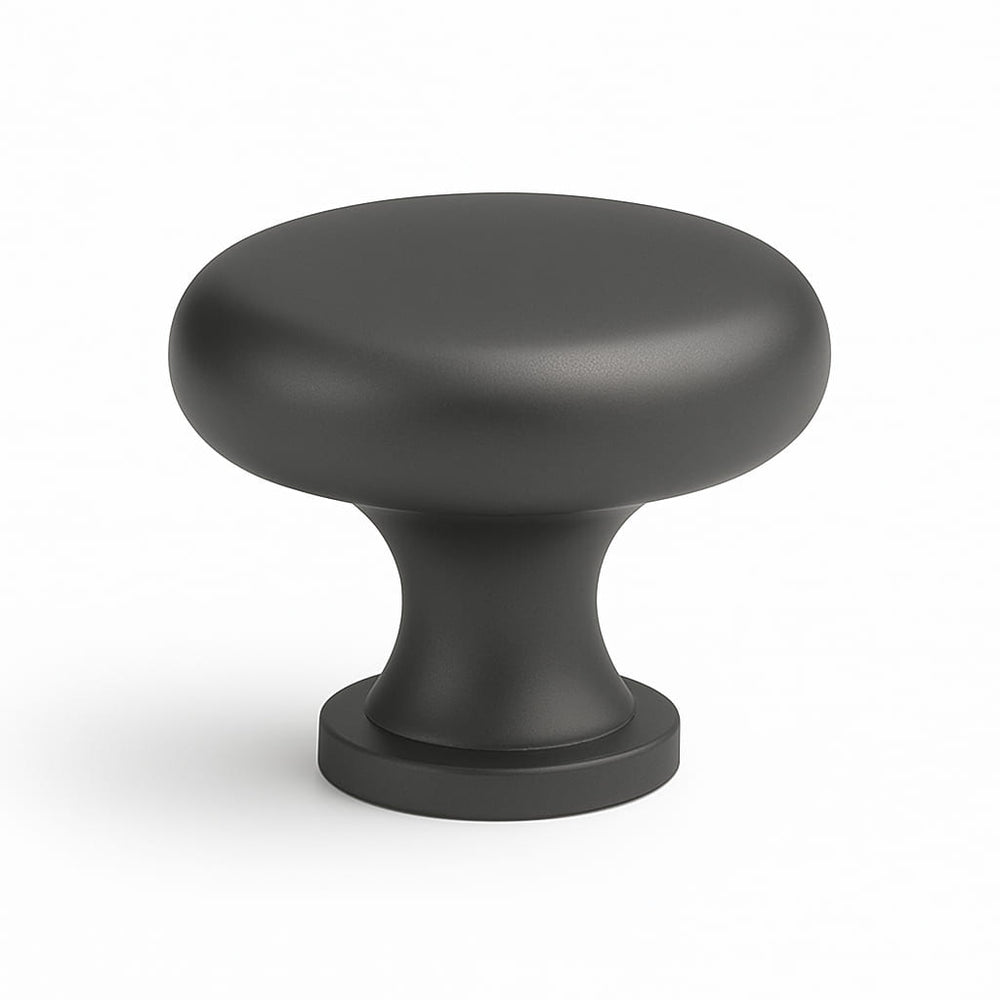 Poignée bouton 33mm métal anthracite pour meuble de cuisine sur mesure