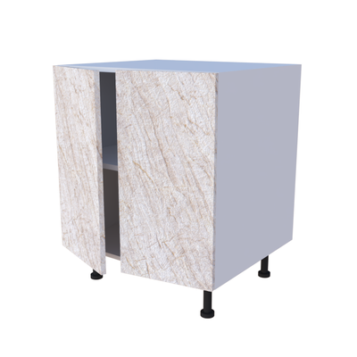 Meuble bas de rangement 2 portes - larg. 70 cm - Haut. 85cm (pieds inclus)