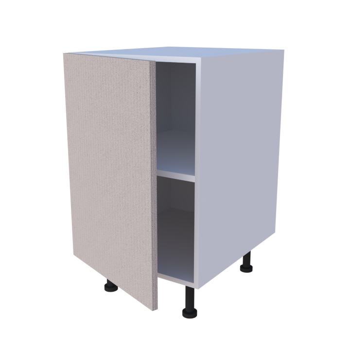 Meuble bas de rangement 1 porte - larg. 50 cm - Haut. 85cm (pieds inclus)