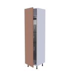 Colonne réfrigérateur 1 porte - Larg. 60cm - Haut. 235cm (pieds inclus)