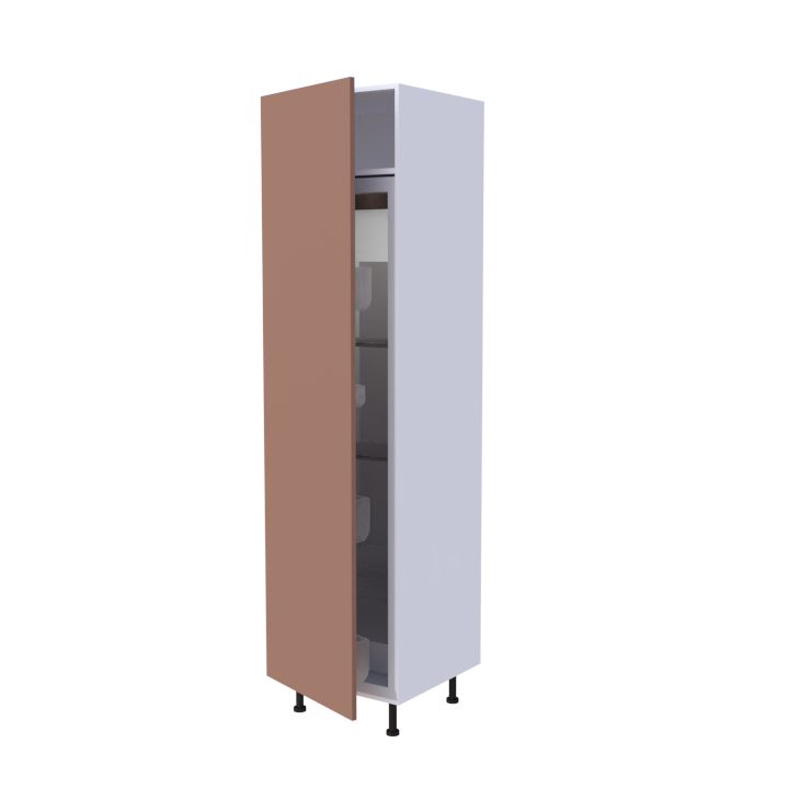 Colonne réfrigérateur 1 porte - Larg. 60cm - Haut. 235cm (pieds inclus)