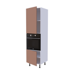 Colonne Four + 2 portes - Larg. 60cm - Haut. 215cm (pieds inclus)