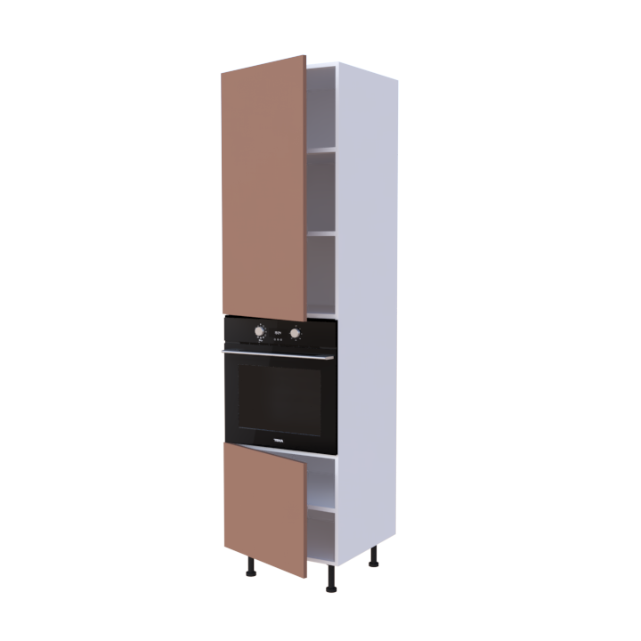Colonne Four + 2 portes - Larg. 60cm - Haut. 235cm (pieds inclus)