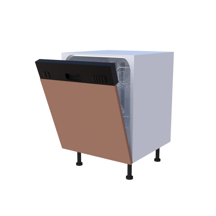 Façade lave-vaisselle semi encastré - Largeur 597 x Hauteur 580