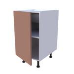 Meuble bas evier 1 porte - larg. 50cm - Haut. 85cm (pieds inclus)